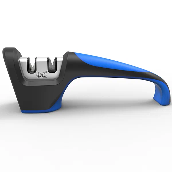 2-Stage Kitchen Pull-Thru Knife Sharpener – Carbide & Ceramic