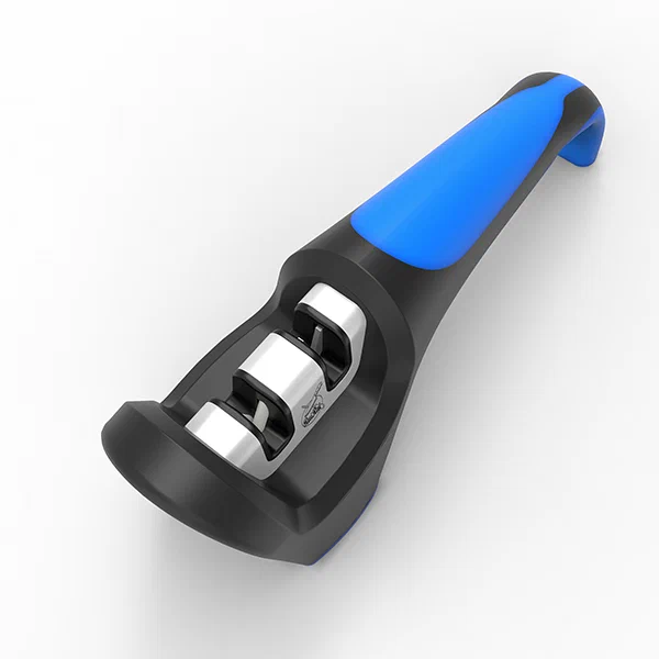 2-Stage Kitchen Pull-Thru Knife Sharpener – Carbide & Ceramic