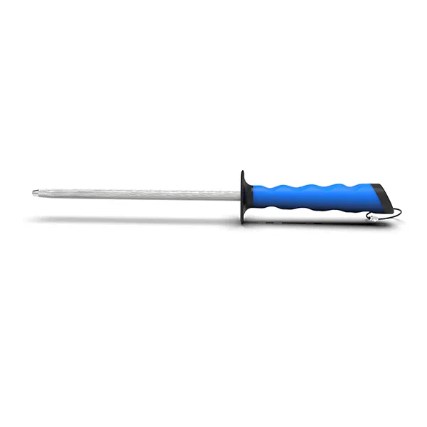 9-Inch High-Carbon Sharpening Steel with Soft Grip Handle